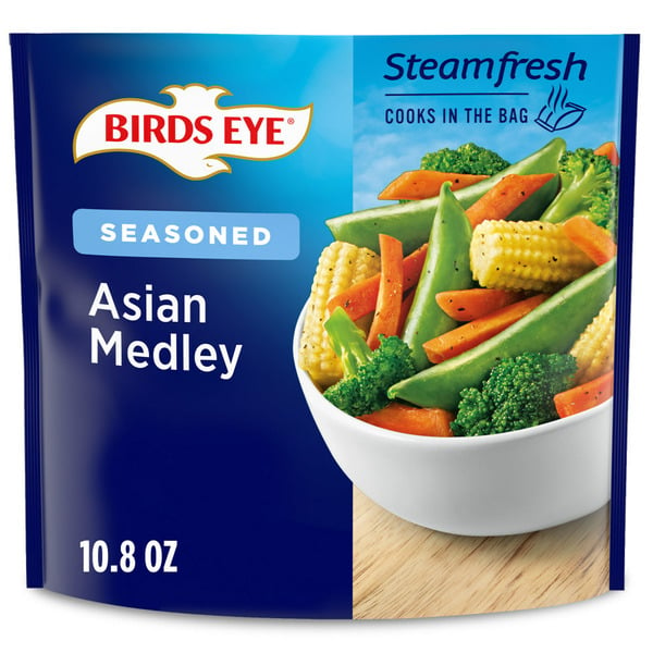 Vegetables, Vegan, & Vegetarian Birds Eye Steamfresh Asian Vegetable Medley Frozen Vegetables hero