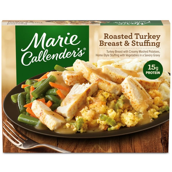 Frozen Meals Marie Callender's Roasted Turkey Breast & Stuffing Frozen Meal hero