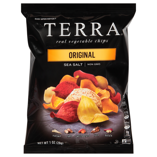 Chips & Pretzels TERRA Real Vegetable Chips, Original, Sea Salt hero