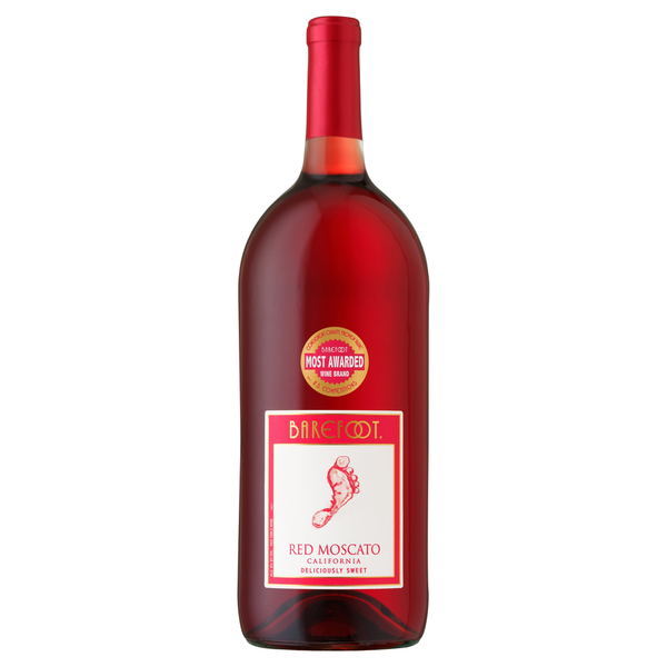 Moscato Wine Barefoot Red Moscato Red Wine hero