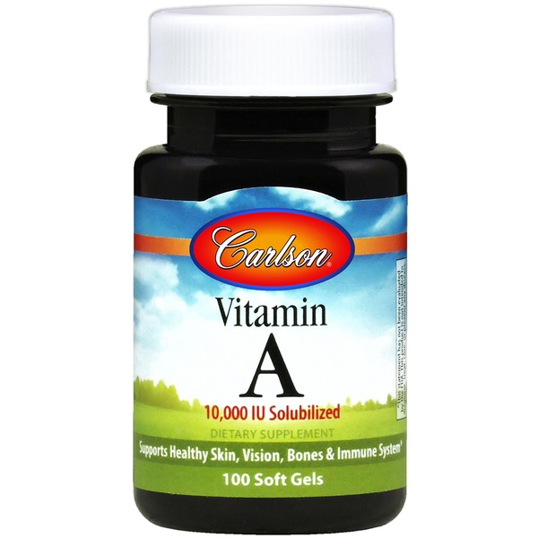 Vitamins & Minerals Carlson Vitamin A Soluble 10,000 IU hero