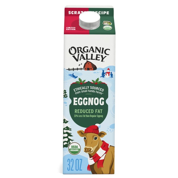 Milk Organic Valley Eggnog (Quart) hero