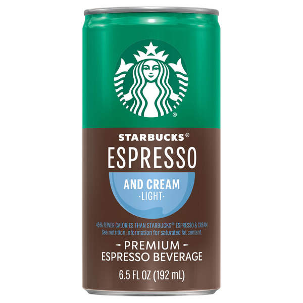 Soft Drinks Starbucks Espresso And Cream Coffee Drink hero