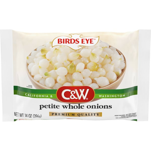 Frozen Produce Birds Eye C&W Premium Quality Petite Whole Onions hero