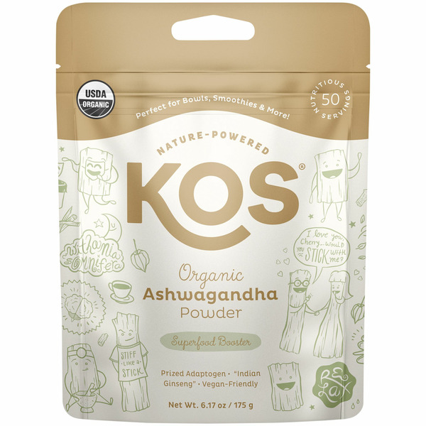 KOS Ashwagandha Powder, Organic, Superfood Booster hero