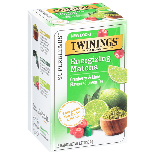 Tea Twinings Of London Energize Matcha Tea Bags hero