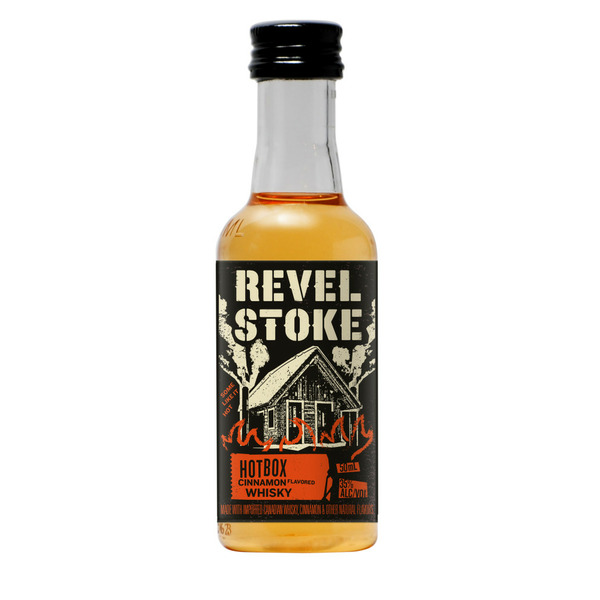 Revel Stoke Cinnamon Flavored Whisky Hotbox 70 hero