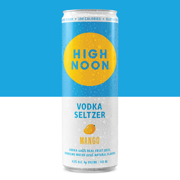 Prepared Cocktails High Noon Mango Vodka Hard Seltzer Single Serve hero