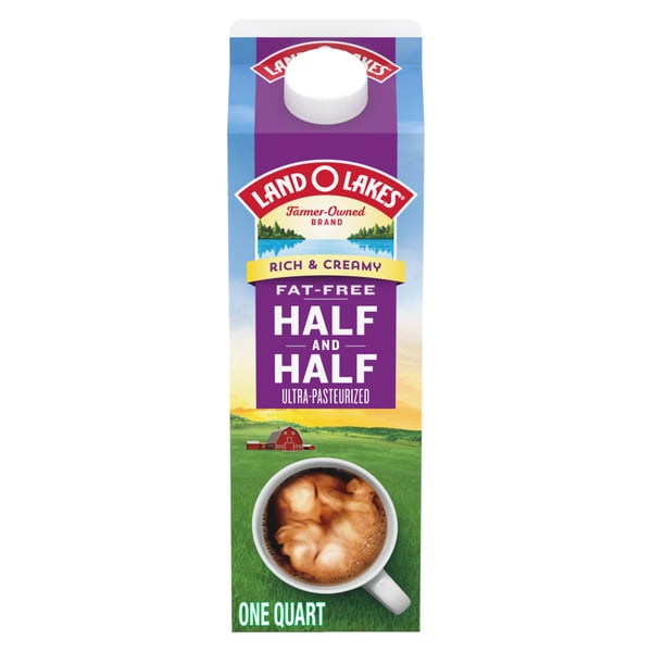 Creamer Land O Lakes Fat-Free Half And Half hero