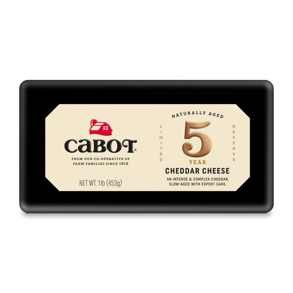 Specialty Cheeses Cabot 5 Year Cheddar Cheese hero