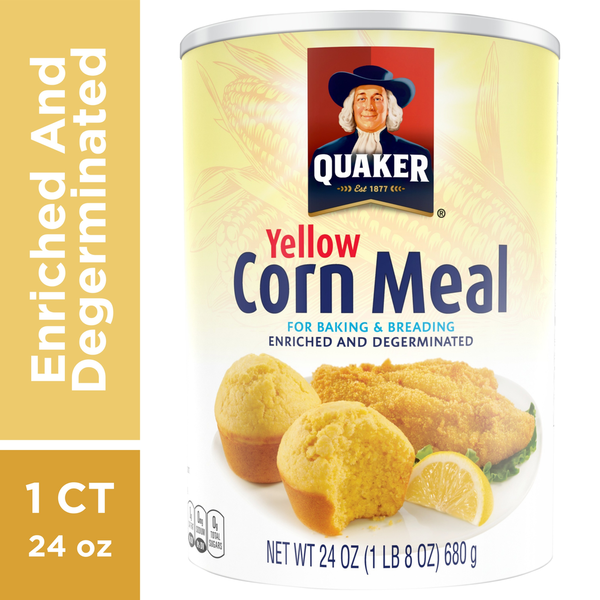 Baking Ingredients Quaker Corn Meal, Yellow hero