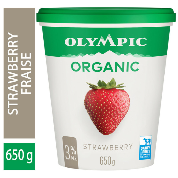 Yogurt & Kefir Olympic Organic Strawberry Yogurt hero