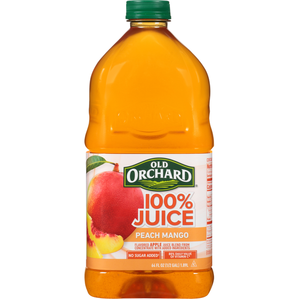 Juice & Nectars Old Orchard 100% Juice, Peach Mango hero