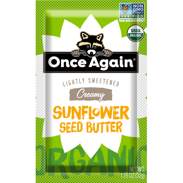 Butter Once Again Sunflower Seed Butter, Organic, Creamy, Lightly Sweetened hero