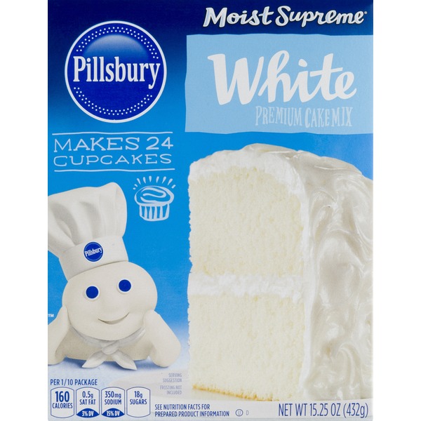 Doughs, Gelatins & Bake Mixes Pillsbury Premium Cake Mix White hero