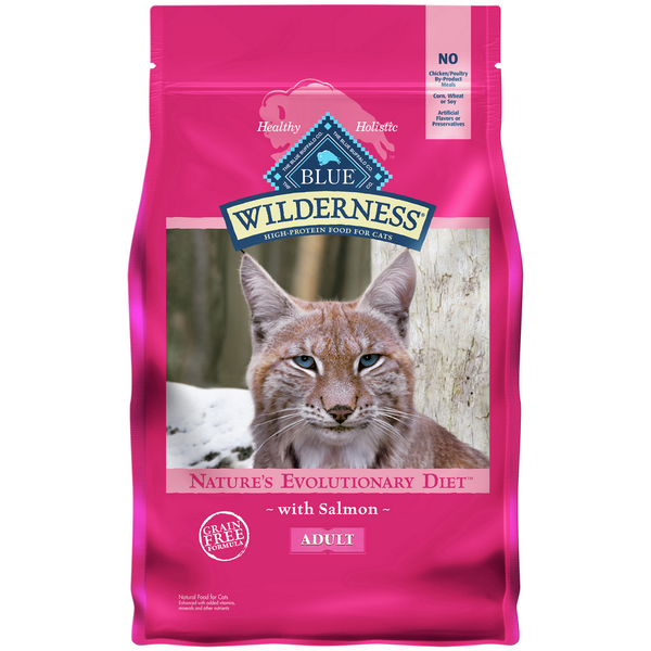 Cat Food & Care Blue Buffalo Wilderness High Protein, Natural Adult Dry Cat Food, Salmon hero