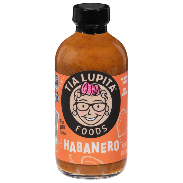 Condiments Tia Lupita Hot Sauce, Habanero hero