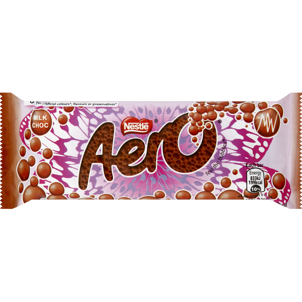 More International Foods Nestlé AERO Milk Chocolate hero