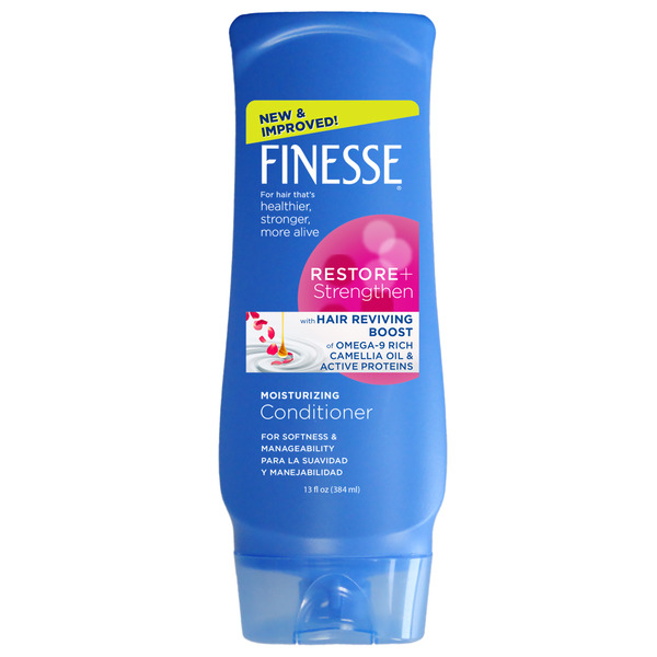 Hair Care Finesse Restore + Strengthen Moisturizing Conditioner hero