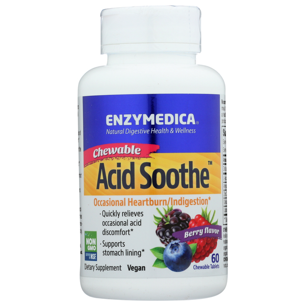 Digestion Enzymedica Acid Soothe Chewable hero