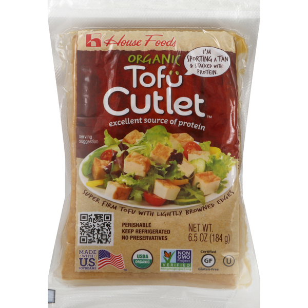 Tofu & Meat Alternatives House Foods Tofu, Organic, Cutlet hero