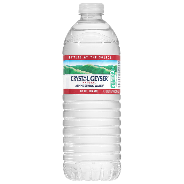 Water, Seltzer & Sparkling Water Crystal Geyser Spring Water, Alpine, Natural hero