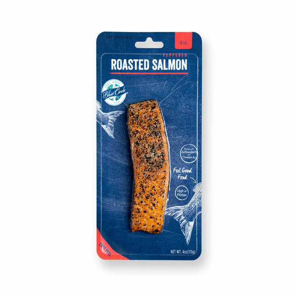 Packaged Seafood Blue Circle Peppered Roasted Salmon hero