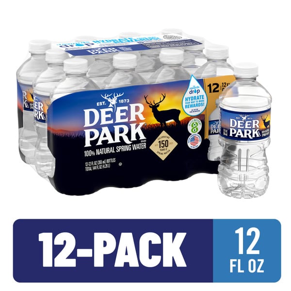 Water, Seltzer & Sparkling Water Deer Park Go Size Natural Spring Water hero