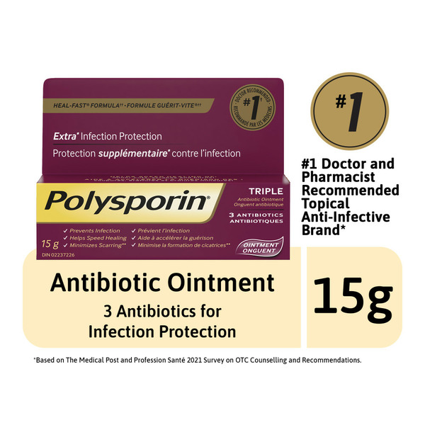 POLYSPORIN Triple Antibiotic Ointment hero