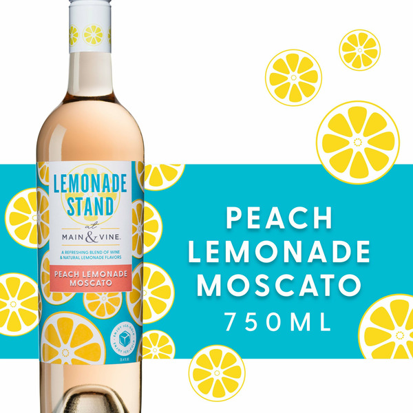 Lemonade Stand at Main & Vine™ Lemonade Stand Peach Lemonade Moscato White Wine hero