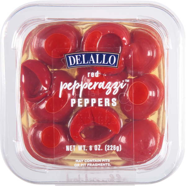 Fresh Dips & Tapenades DeLallo Peppers, Red hero