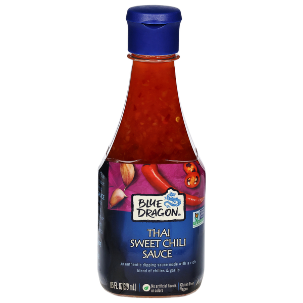 Condiments Blue Dragon Sauce, Sweet Chili, Thai hero