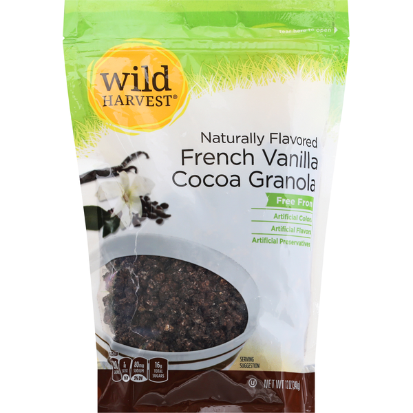 Granola Wild Harvest Cocoa Granola, French Vanilla hero