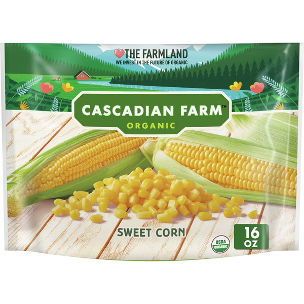 Frozen Vegetables, Beans & Grains Cascadian Farm Organic Frozen Sweet Corn hero