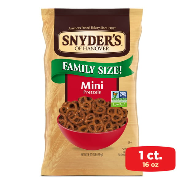 Chips & Pretzels Snyder's of Hanover Mini Pretzels hero