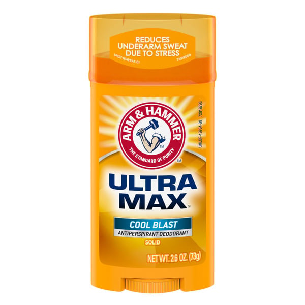 Deodorants Arm & Hammer Ultra Max Solid Antiperspirant  Cool Blast Deodorant hero