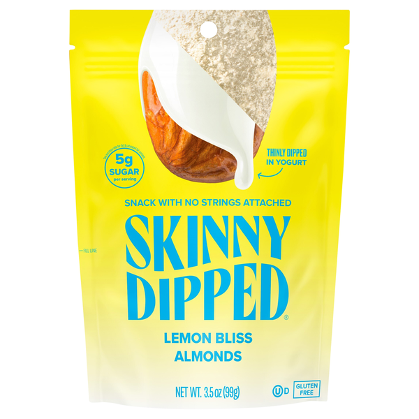 Nuts, Seeds & Dried Fruit SkinnyDipped Almonds, Lemon Bliss hero