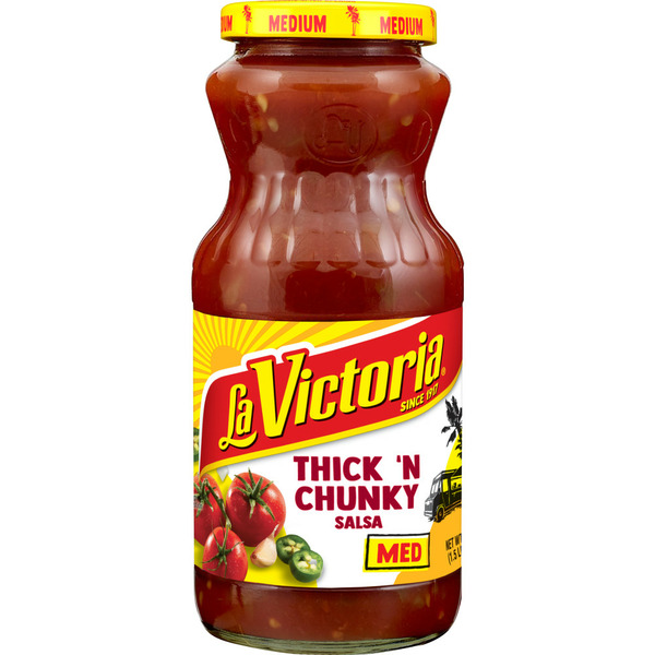 Latino Foods La Victoria Medium Salsa Thick 'N Chunky hero