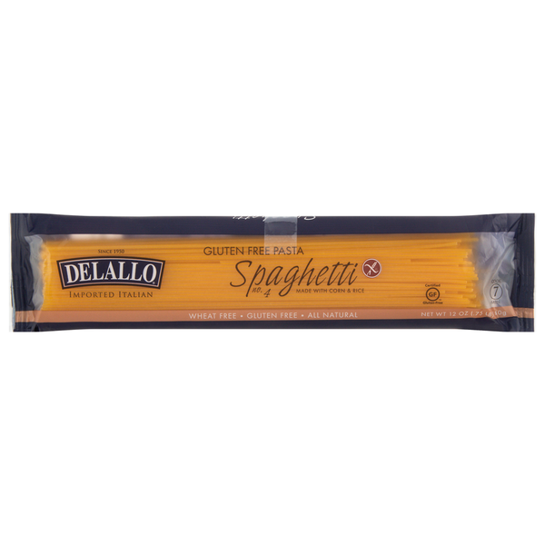 Dry Pasta DeLallo Spaghetti, No 4 hero