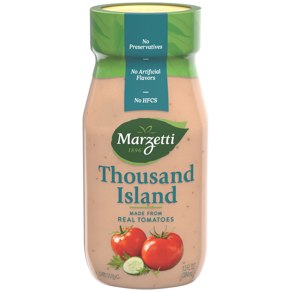 Dips, Dressings or Salad Toppings Marzetti Dressing, Thousand Island hero