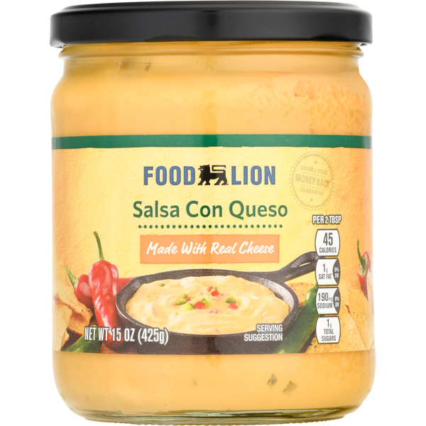 Preserved Dips & Spreads Food Lion Salsa Con Queso Dip hero