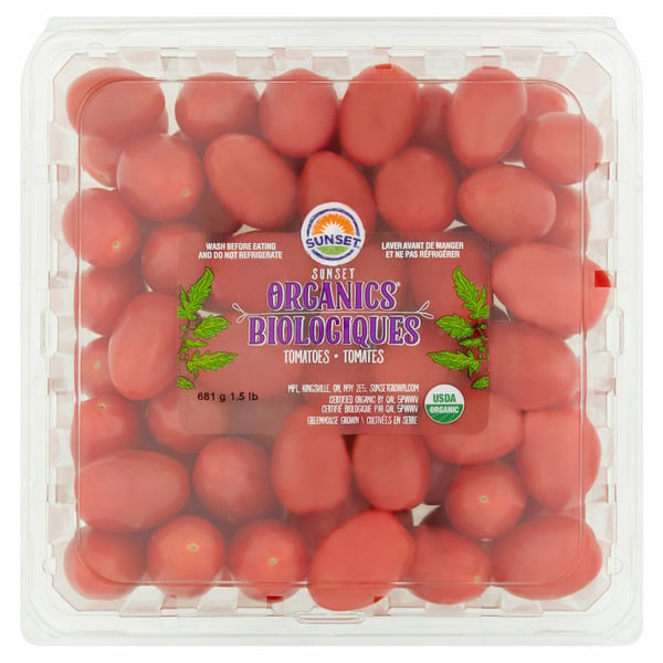 Fresh Vegetables Organic Grape Tomatoes hero