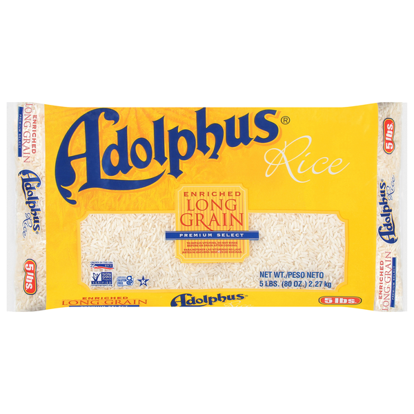 Grains, Rice & Dried Goods Adolphus Rice, Enriched, Long Grain hero