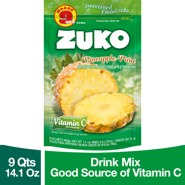 Drink Mixes ZUKO Pineapple Family hero