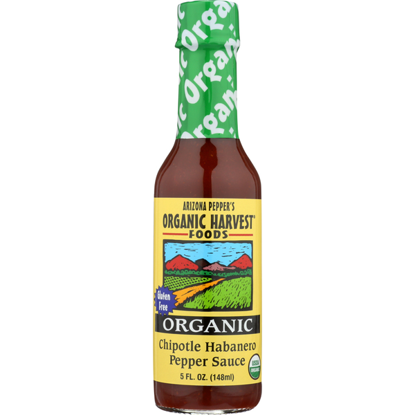 Condiments Organic Harvest Foods Chipotle Habanero Pepper Sauce hero