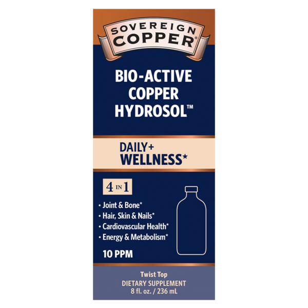 Vitamins & Supplements Sovereign Copper Bio-Active Copper Hydrosol, Twist Top hero