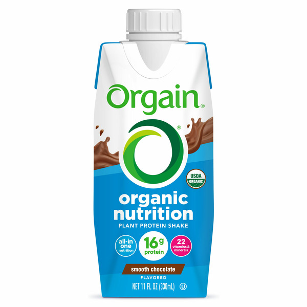 Protein & Meal Replacements Orgain Organic Nutrition Vegan Protein Shake, Plant Based - Smooth Chocolate hero