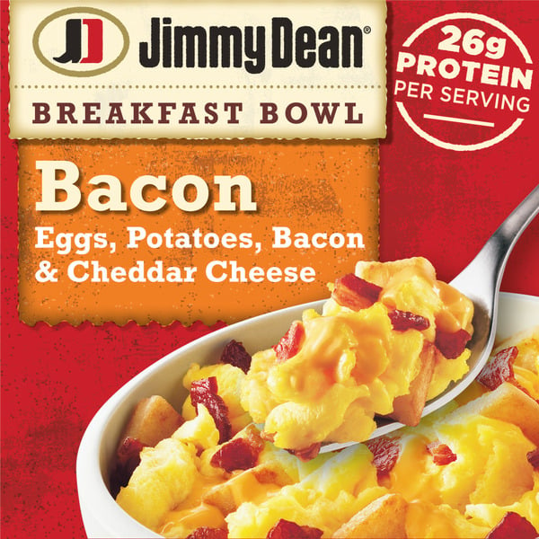 Frozen Foods Jimmy Dean Bacon, Egg & Cheese Breakfast Bowl hero