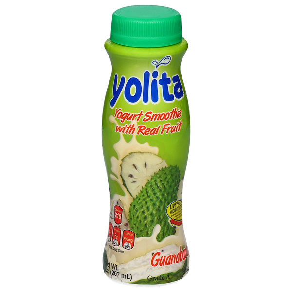 yolita Yogurt Smoothie, with Real Fruit, Guanabana hero