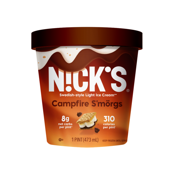 Ice Cream & Ice N!ck's Campfire Smores Swedish Style Light Ice Cream hero